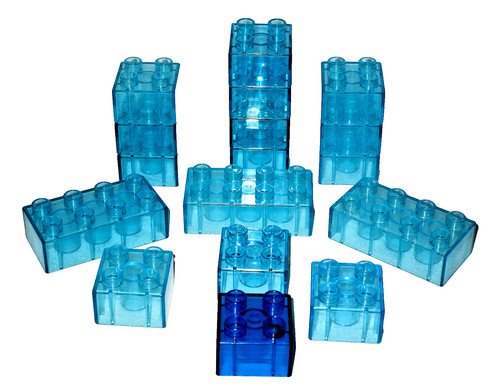 Lego duplo transparente - lego, duplo~transparente