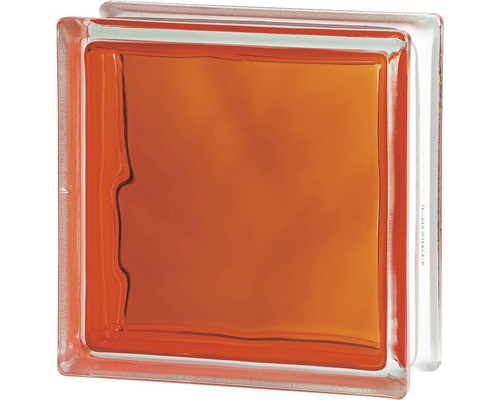 Glasbaustein brilly orange - glasbaustein, 19