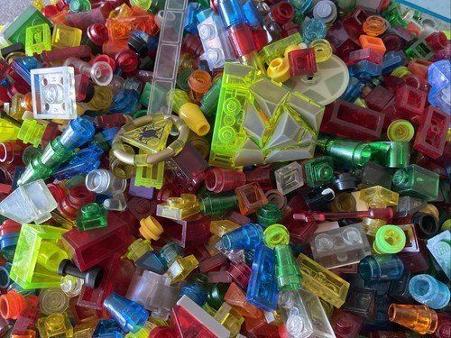 Lego 120 transparente neon - lego,