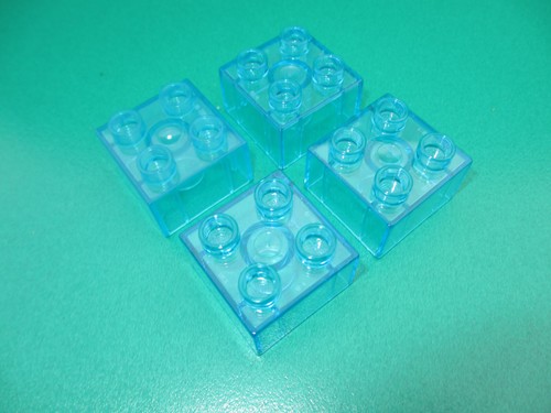 Lego duplo baustein 2x2 - duplo, 4x