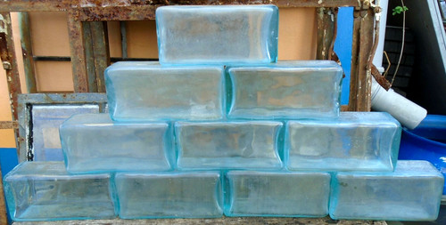 Alte glas bausteine - alte,