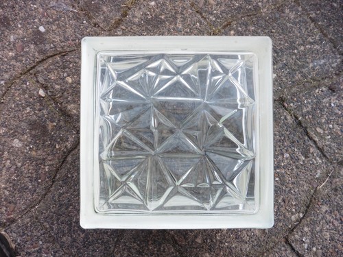 Glasbaustein x 8 - x, cm