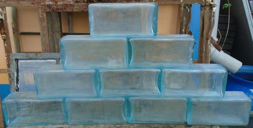 Alte glas bausteine - glas,